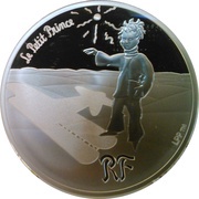 10 Euros - Le Petit Prince Les étoiles sont des guides obverse image