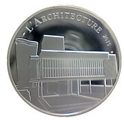 10 Euros Le Corbusier, France, 2015 reverse image