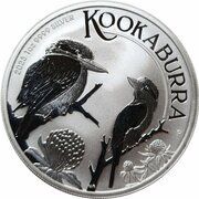1 Dollar - Elizabeth II Posthumous; 6th Portrait - Australian Kookaburra, Australia, 2023 reverse image