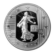 10 Euros Franc a Cheval, silver obverse image