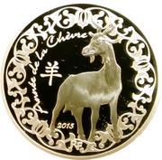 10 Euros Year of the Goat obverse image