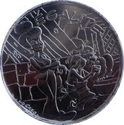 10 Euros – Astérix and Equality La zizanie, France, 2015 reverse image