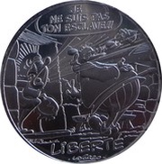 10 Euros – Astérix and Liberty La rose et le glaive, France, 2015 reverse image