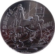 10 Euros – Astérix and Liberty Astérix chez les Bretons, France, 2015 reverse image