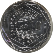 10 Euros – Astérix and Fraternity Astérix en Hispanie obverse image