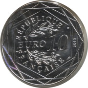 10 Euros – Astérix and Fraternity Astérix chez les Bretons obverse image