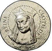 10 Euros Clotilde, France, 2016 reverse image