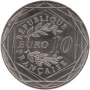 10 Euros UEFA Euros 2016 obverse image