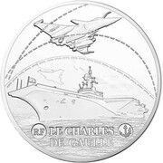 10 Euros Le Charles de Gaulle obverse image