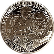 10 Euros Battle of Verdun obverse image