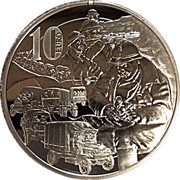 10 Euros Battle of Verdun, France, 2016 reverse image
