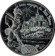 10 Euros - Le Petit Prince À la pêche au Mont Saint Michel, France, 2016 reverse image