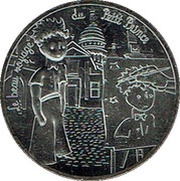 10 Euros - Le Petit Prince Et les peintres reverse image