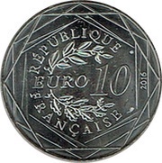 10 Euros - Le Petit Prince Funambule au cirque obverse image