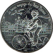 10 Euros - Le Petit Prince Visite les chateaux, France, 2016 reverse image