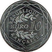 10 Euros - Le Petit Prince Joue à la pétanque obverse image