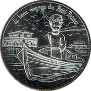 10 Euros - Le Petit Prince Navigue sur une pinasse, France, 2016 reverse image