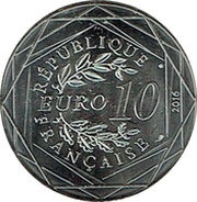 10 Euros - Le Petit Prince En avion obverse image
