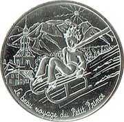 10 Euros - Le Petit Prince Fait de la luge reverse image