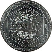 10 Euros - Le Petit Prince Au marché de Noël obverse image