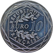 10 Euros Auguste Rodin obverse image