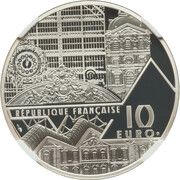 10 Euros Le Déjeuner sur l'herbe - Edouard Manet obverse image