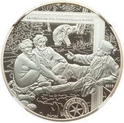 10 Euros Le Déjeuner sur l'herbe - Edouard Manet, France, 2017 reverse image