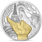 10 Euros Statue of Liberty Grenelle obverse image
