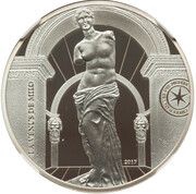 10 Euros Venus de Milo, France, 2017 reverse image