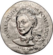 10 Euros Marquise de Pompadour, France, 2017 reverse image