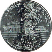 10 Euros - Jean-Paul Gaultier L'Aquitaine nouvelle, France, 2017 reverse image