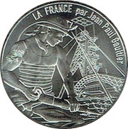 10 Euros - Jean-Paul Gaultier La Lorraine courageuse, France, 2017 reverse image