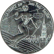 10 Euros - Jean-Paul Gaultier Les Alpes très pointues, France, 2017 reverse image