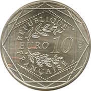 10 Euros - Jean-Paul Gaultier Orléans la victorieuse obverse image