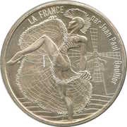 10 Euros - Jean-Paul Gaultier Paris, Capitale, France, 2017 reverse image