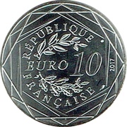 10 Euros - Jean-Paul Gaultier La Provence rayonnante obverse image
