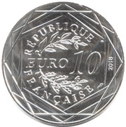 10 Euros - Mickey À fond la caisse obverse image