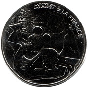 10 Euros - Mickey Beautiful walk, France, 2018 reverse image
