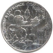 10 Euros - Mickey Dans la place, France, 2018 reverse image