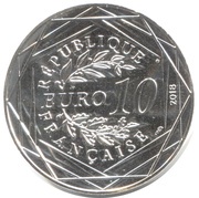 10 Euros - Mickey Le roi de la petite reine obverse image