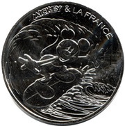 10 Euros - Mickey Nouvelle Vague, France, 2018 reverse image