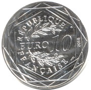 10 Euros - Mickey Ode aux volcans obverse image