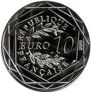 10 Euros - Mickey Pique-nique Normand obverse image