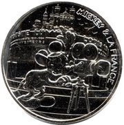 10 Euros - Mickey Silence, on tourne, France, 2018 reverse image