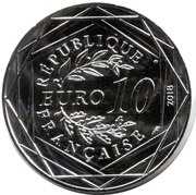 10 Euros - Mickey On the bridge of Avignon obverse image