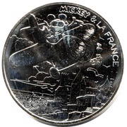 10 Euros - Mickey Survol de l'Occitanie, France, 2018 reverse image