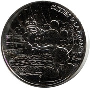 10 Euros - Mickey Un tour de Loire, France, 2018 reverse image