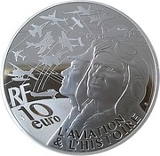 10 Euros Transall obverse image
