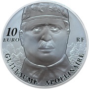 10 Euros Guillaume Apollinaire obverse image
