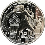 10 Euros FIFA World Cup obverse image
